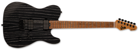LTD TE-1000 Black Blast 6-String Electric Guitar 2024